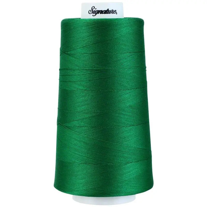 Signature 40 wt Cotton Quilting Thread 3,000 yd Cone - Signature Cotton Thread 40wt 3,000yd BRIGHT KELLY