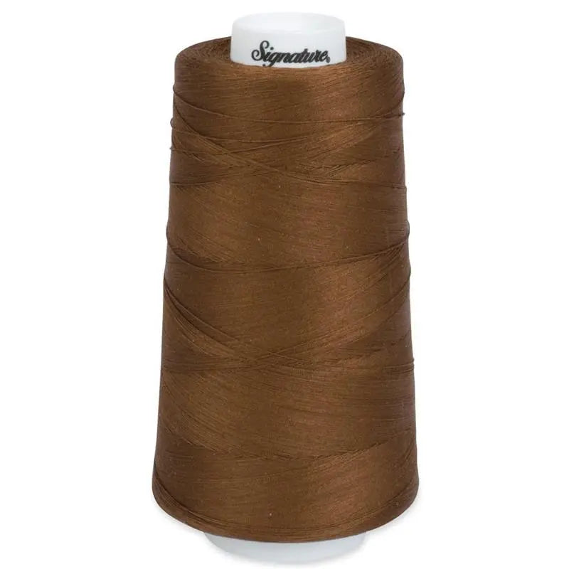Signature 40 wt Cotton Quilting Thread 3,000 yd Cone - Spiced Tea