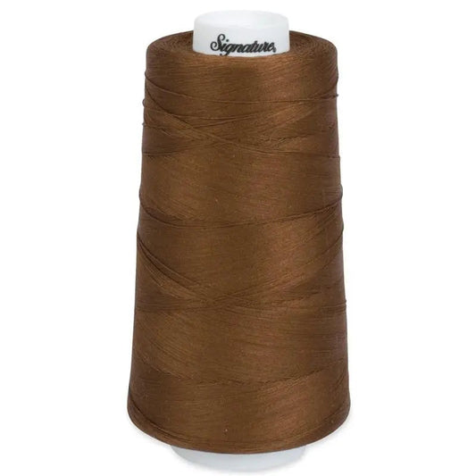 Signature 40 wt Cotton Quilting Thread 3,000 yd Cone - Spiced Tea