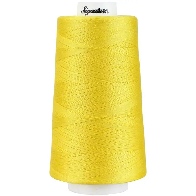 Signature 40 wt Cotton Quilting Thread 3,000 yd Cone - Buttercup