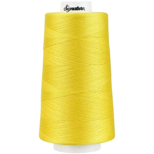 Signature 40 wt Cotton Quilting Thread 3,000 yd Cone - Buttercup