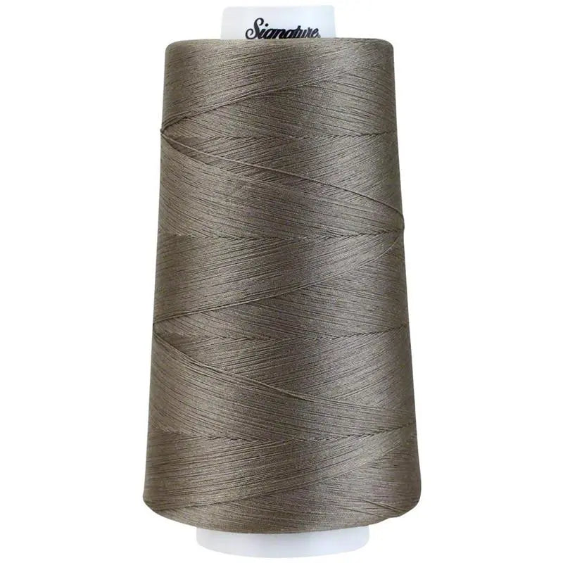 Signature 40 wt Cotton Quilting Thread 3,000 yd Cone - Moon Rock