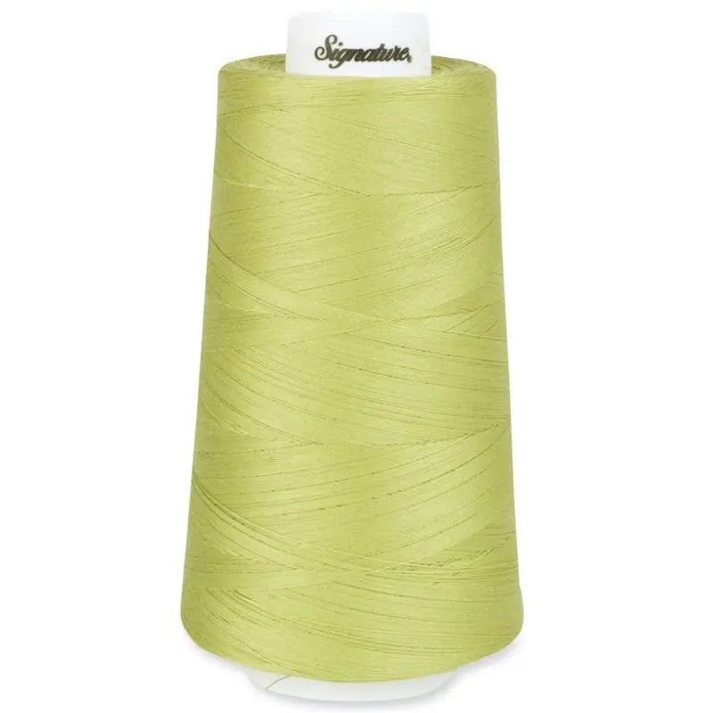 Signature 40 wt Cotton Quilting Thread 3,000 yd Cone - Pear Green