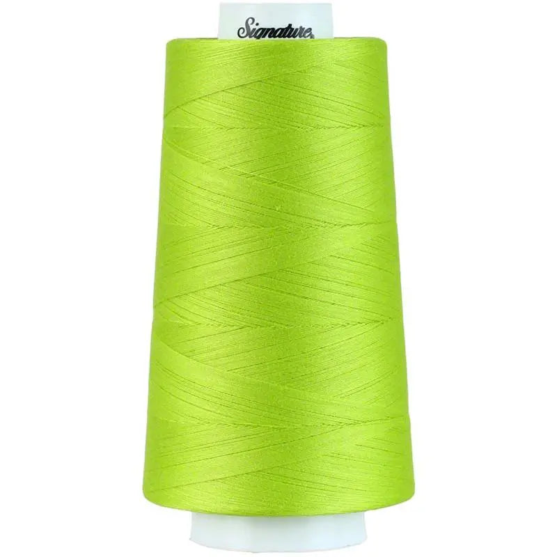 Signature 40 wt Cotton Quilting Thread 3,000 yd Cone - Lime Splash