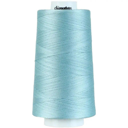 Signature 40 wt Cotton Quilting Thread 3,000 yd Cone - Misty Jade