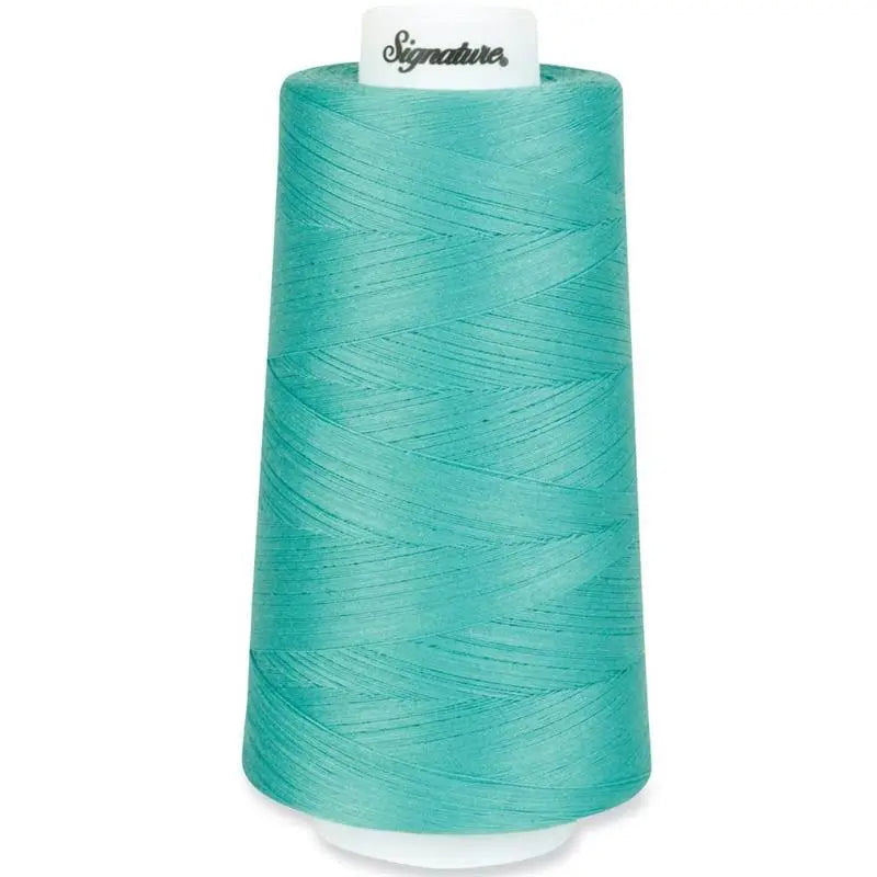 Signature 40 wt Cotton Quilting Thread 3,000 yd Cone - Jade