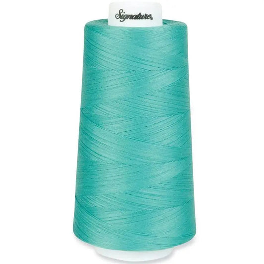 Signature 40 wt Cotton Quilting Thread 3,000 yd Cone - Jade