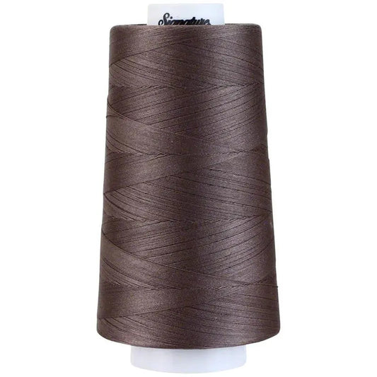 Signature 40 wt Cotton Quilting Thread 3,000 yd Cone - Iron