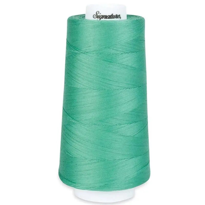 Signature 40 wt Cotton Quilting Thread 3,000 yd Cone - Winter Green