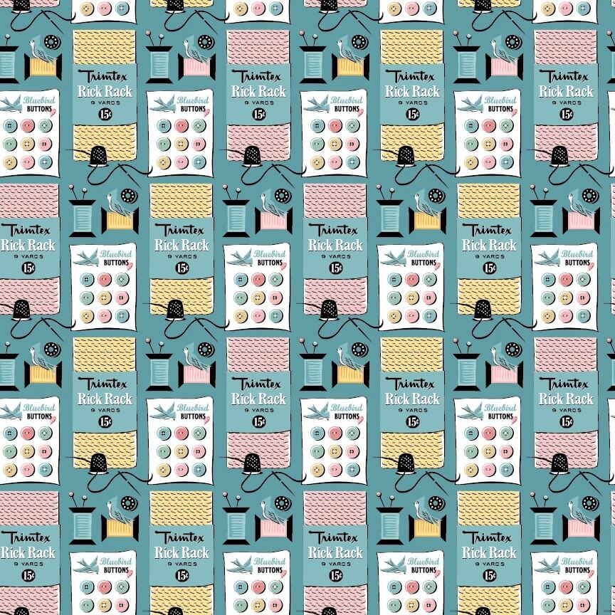Granny's Sewing Room - Sewing Notions - Blue