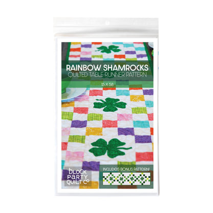 Shamrocks Table Runner Pattern