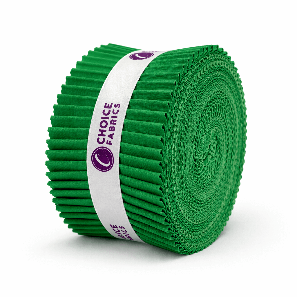 Supreme Solids - 2.5" Roll - Spring Green (40 Strips)