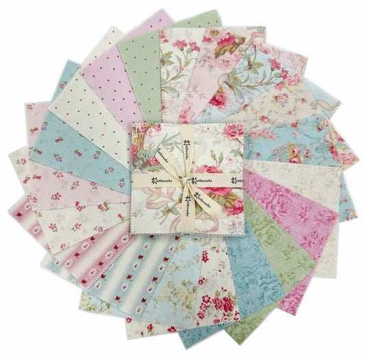 Charlotte by Clothworks - 5x5 Charm Pack (42 Cuts)