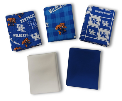 Kentucky Wildcats - Fat Quarter Bundle - 10 pack (Big Blue)