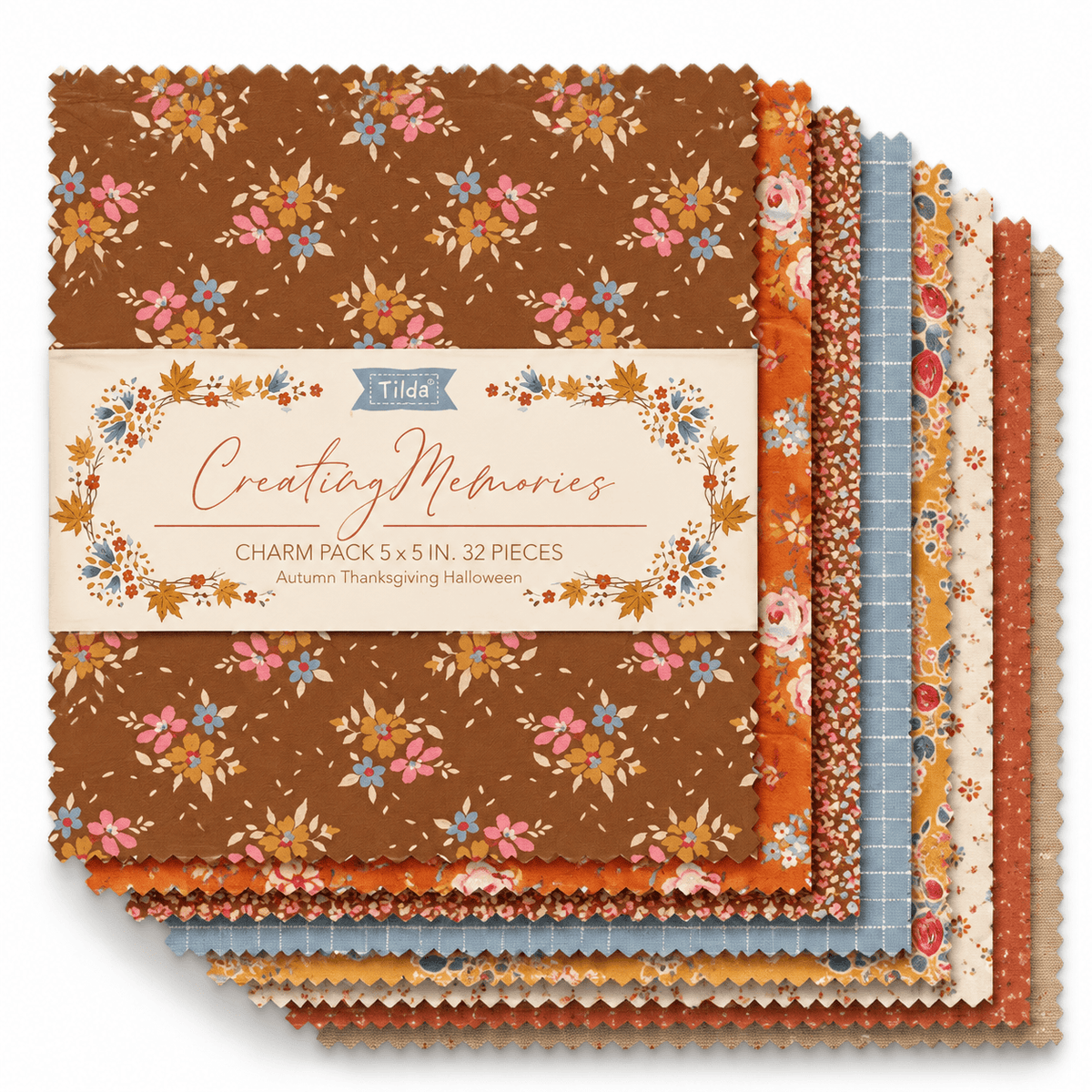 Tilda Creating Memories Charm Pack - Autumn