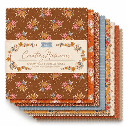 Tilda Creating Memories Charm Pack - Autumn