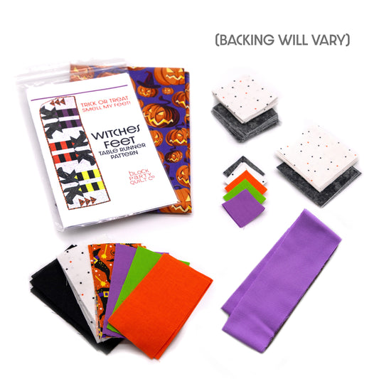 Witches Feet Table Runner Precut Quilt Kit