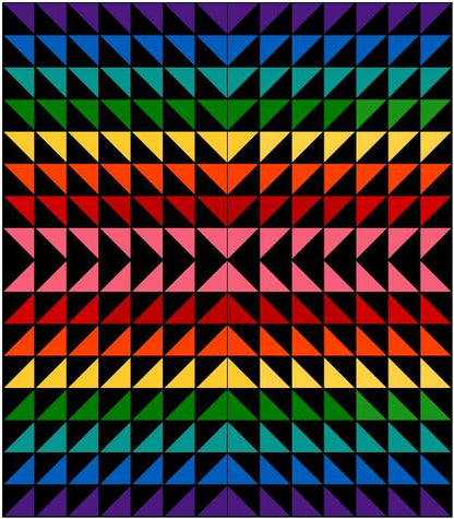 World of Color Quilt Kit - Supreme Solids Edition