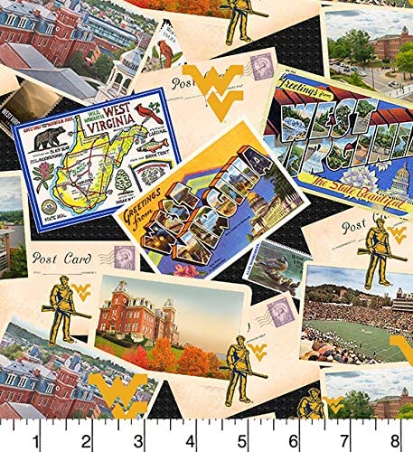 West Virginia Mountaineers - Scenic Postcard (3-Yard Pack)