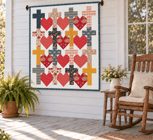 Yes He Loves Me Quilt Kit